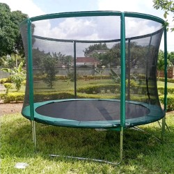 Green commercial kids trampolines