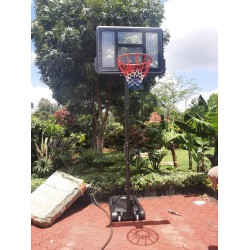 Portable basketball hoop systems