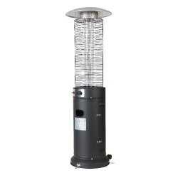 Round glass tube gas patio heaters