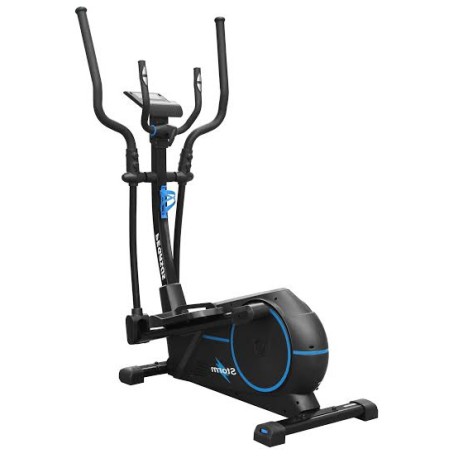 Electronic elliptical cross trainers