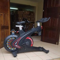 Tactical magnetic commercial spin bike exercise bikes
