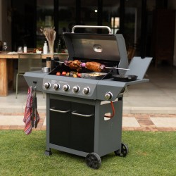 Megamaster 5 burner bbq barbecue barbeque grill with side burner