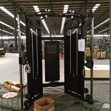 Gym commercial dual pulley machines