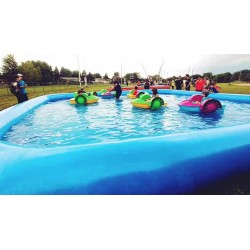 Kids commercial inflatable swimming pools 6m by 8m