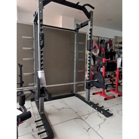 Commercial gym power racks